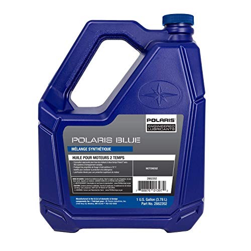 OEM Snowmobile Blue Synthetic Blend 2-Cycle Oil, For 2-Stroke 1 Gallon