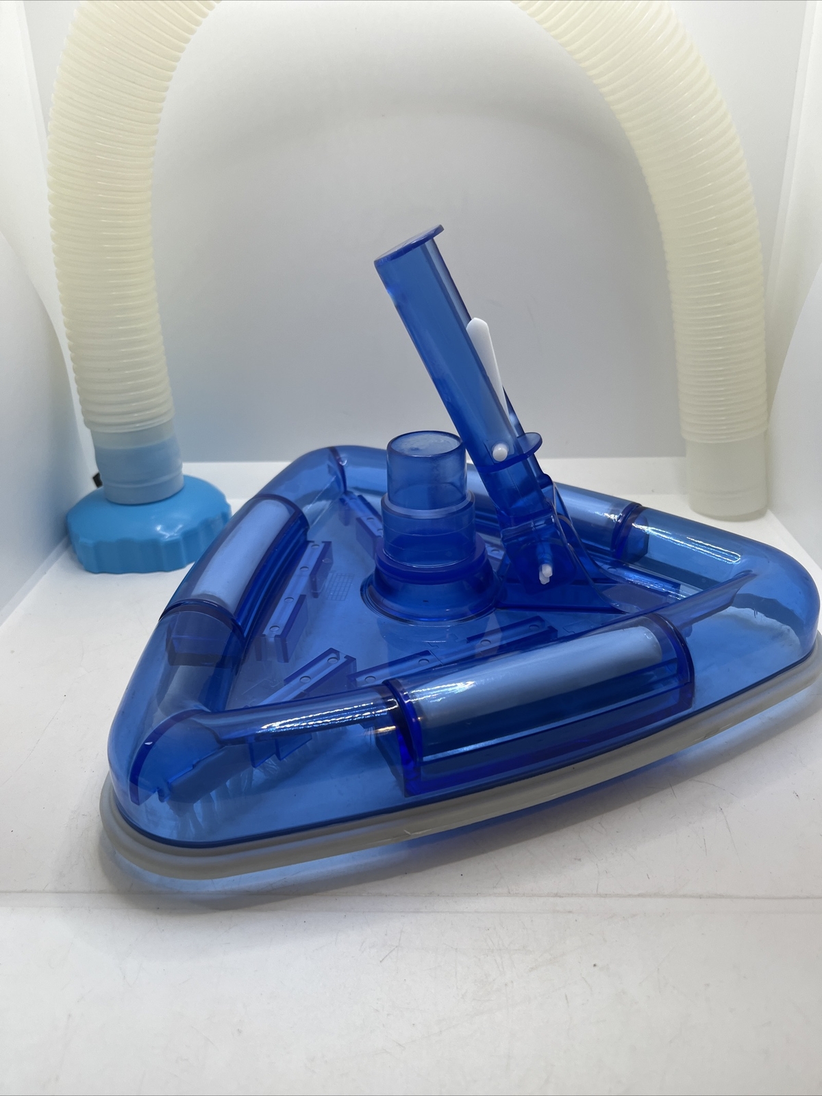 Triangle Weighted Pool & Spa Vacuum Head 11&Prime; Wide Pool Cleaning Brush Head