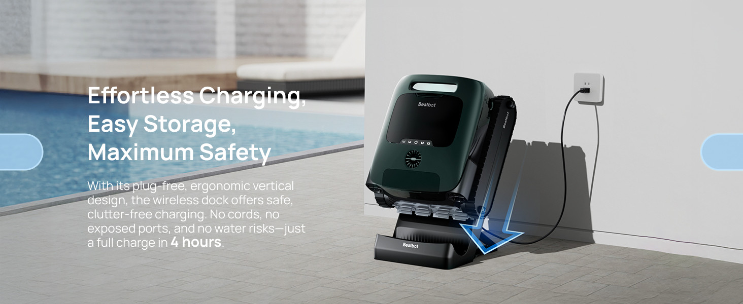 Beatbot AquaSense 2 Pro Cordless Robotic Pool Vacuum Cleaner ( Used )