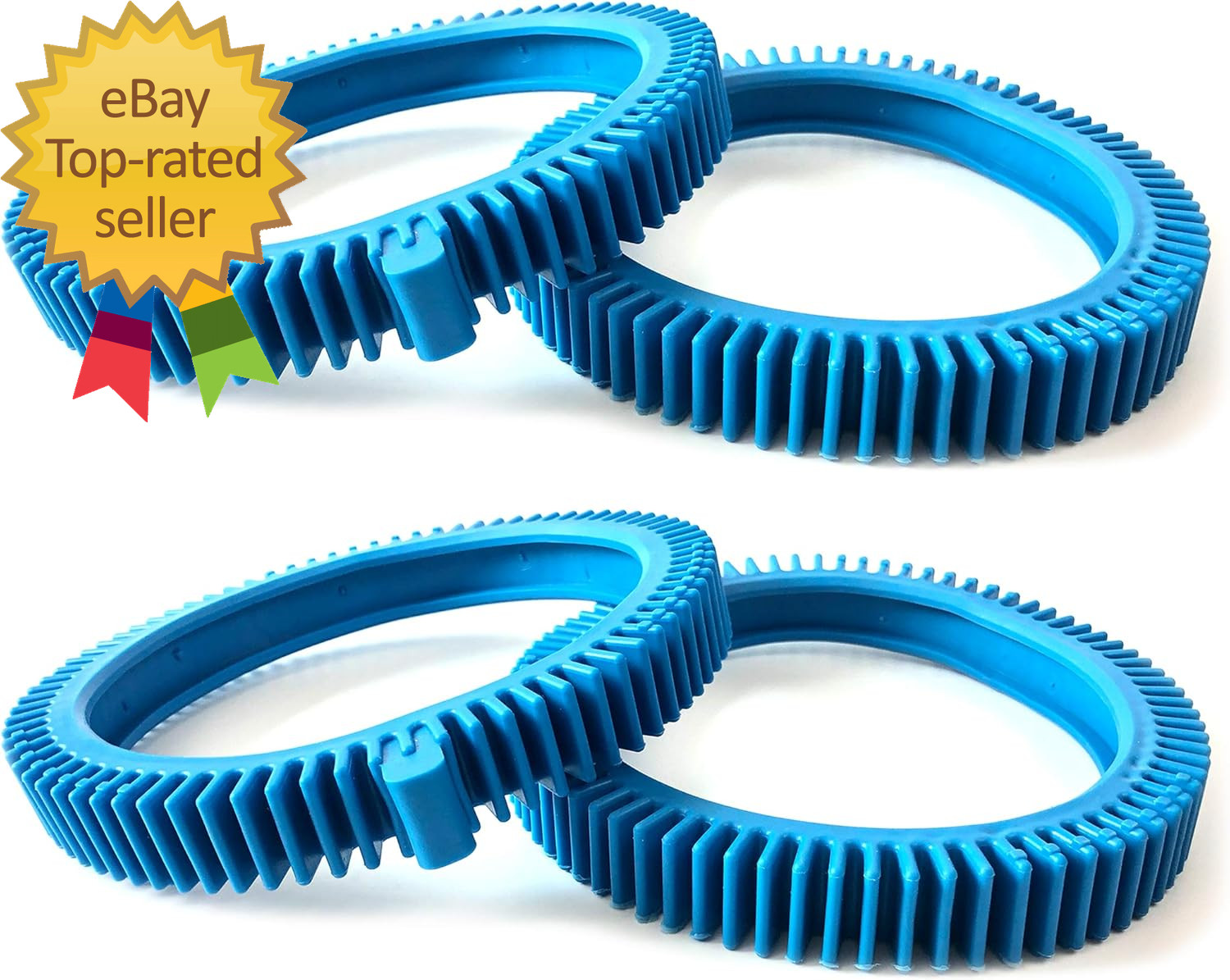 Pool Cleaner Front Tire and Rear Tire Combo Kit Compatible with Poolvergnuegen