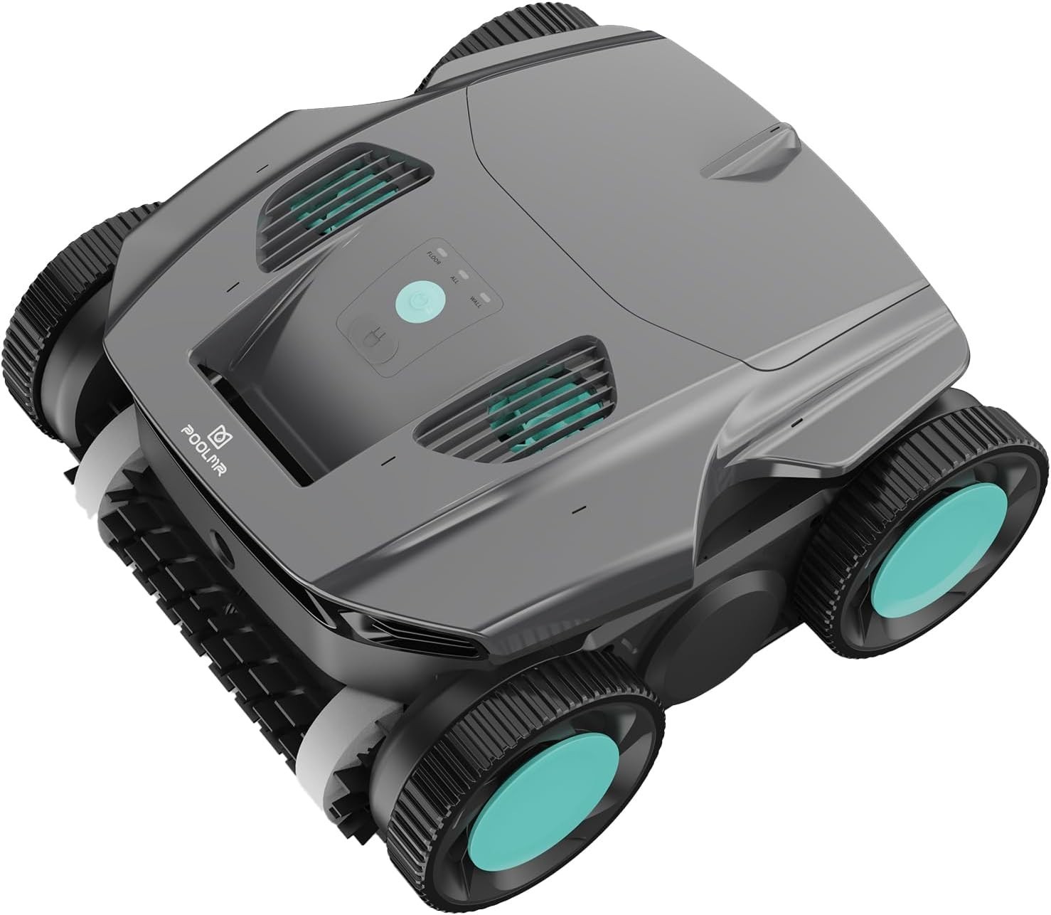 Cordless Robotic Pool Cleaner Wall Climbing 120 Mins Run Smart Navigation 1500ft