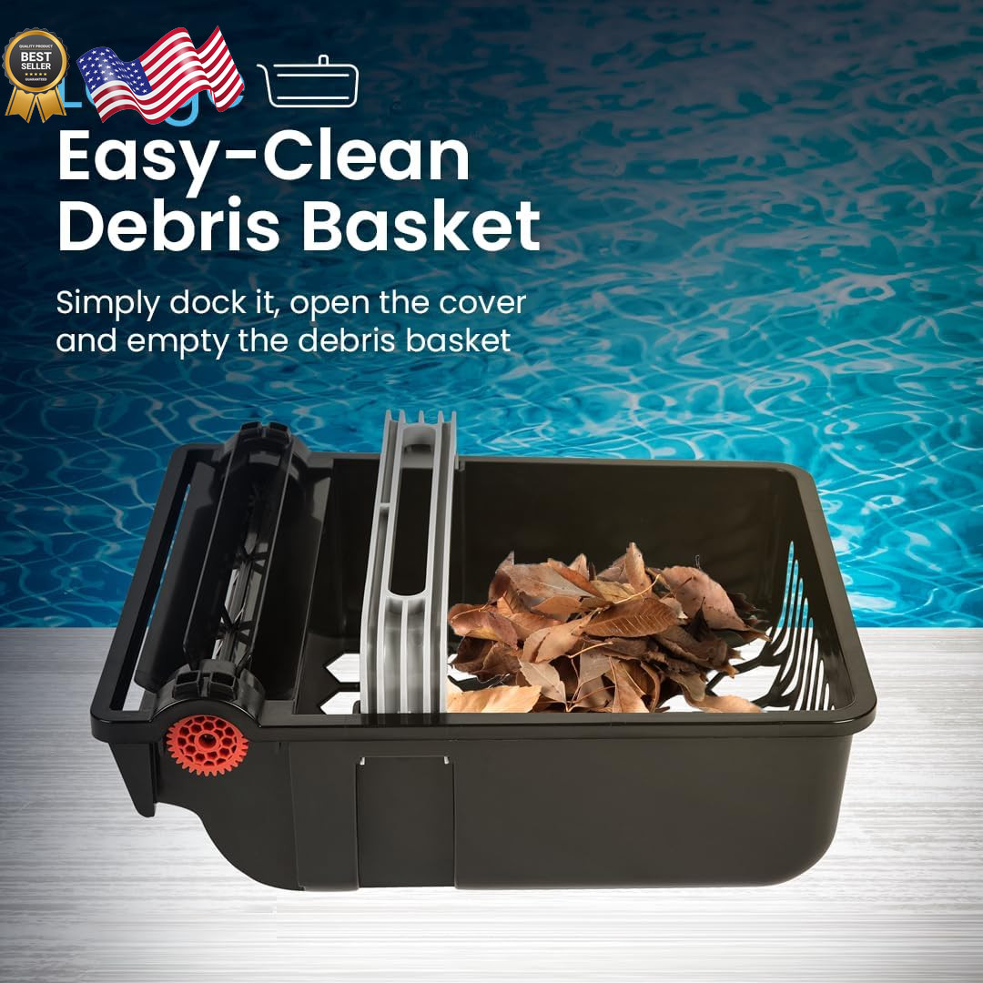Betta SE Solar Powered Automatic Robotic Pool Skimmer Cleaner with 30-Hour