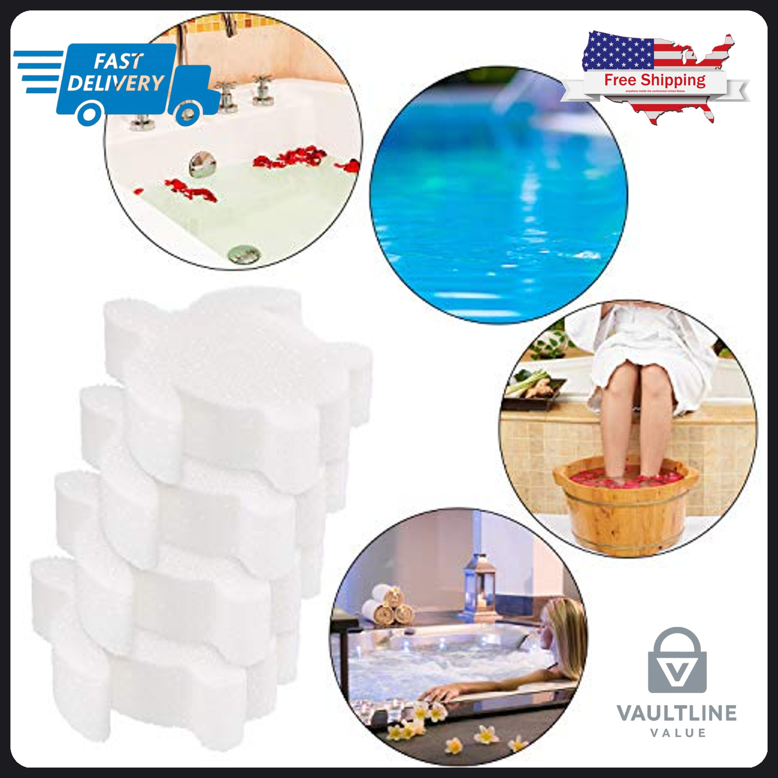 16 Pack Sea Turtle Oil Absorbing Sponges for Swimming Pools and Hot Tubs