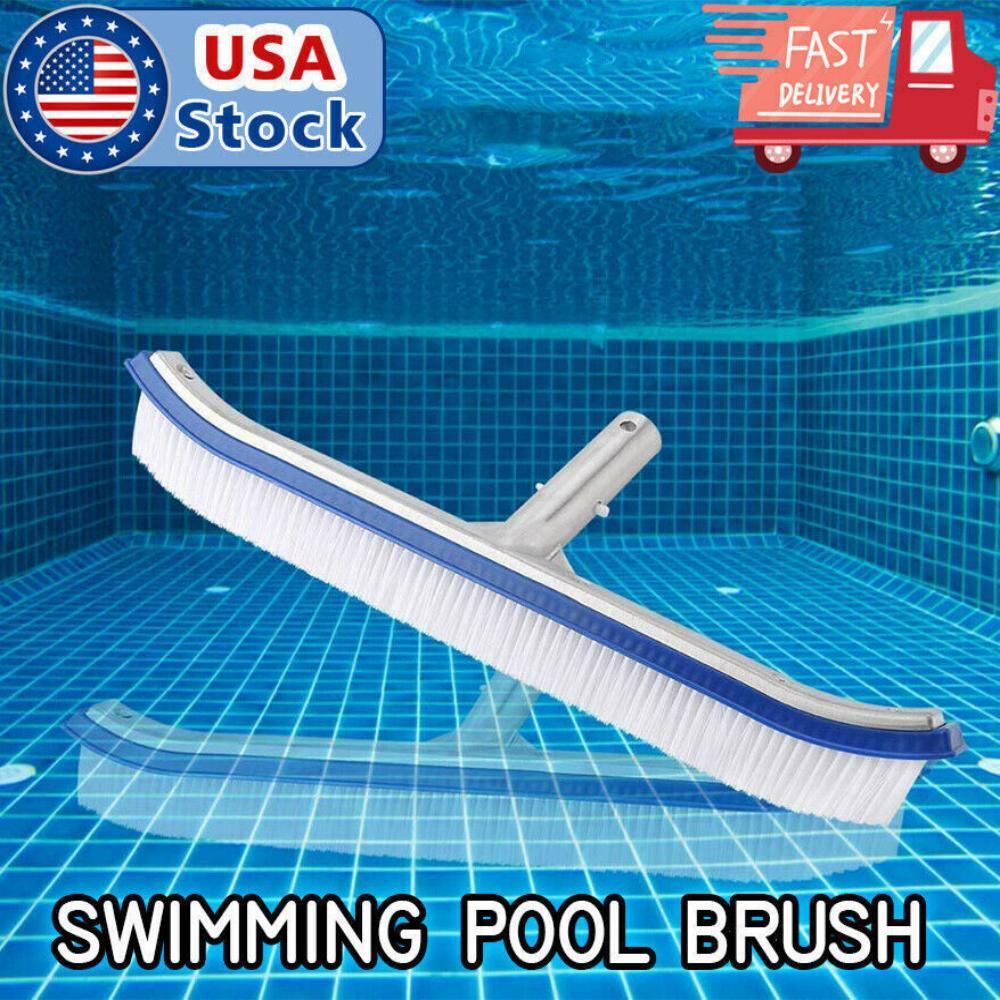 Heavy Duty Curved Pool Brush Reinforced Cleaning Brush Head for Pool Spa US SELL