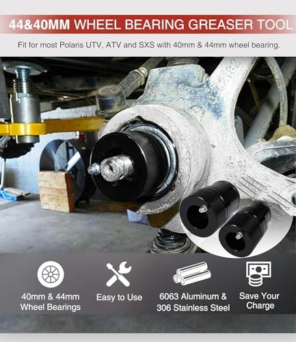 40mm & 44mm Front Rear Wheel Bearing Greaser Tool – Greasing Kit Replaces for