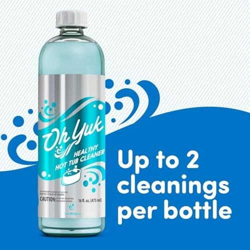 Oh Yuk Healthy Hot Tub Cleaner, Hot Tub Cleaner for Indoor and Outdoor Hot Tu…
