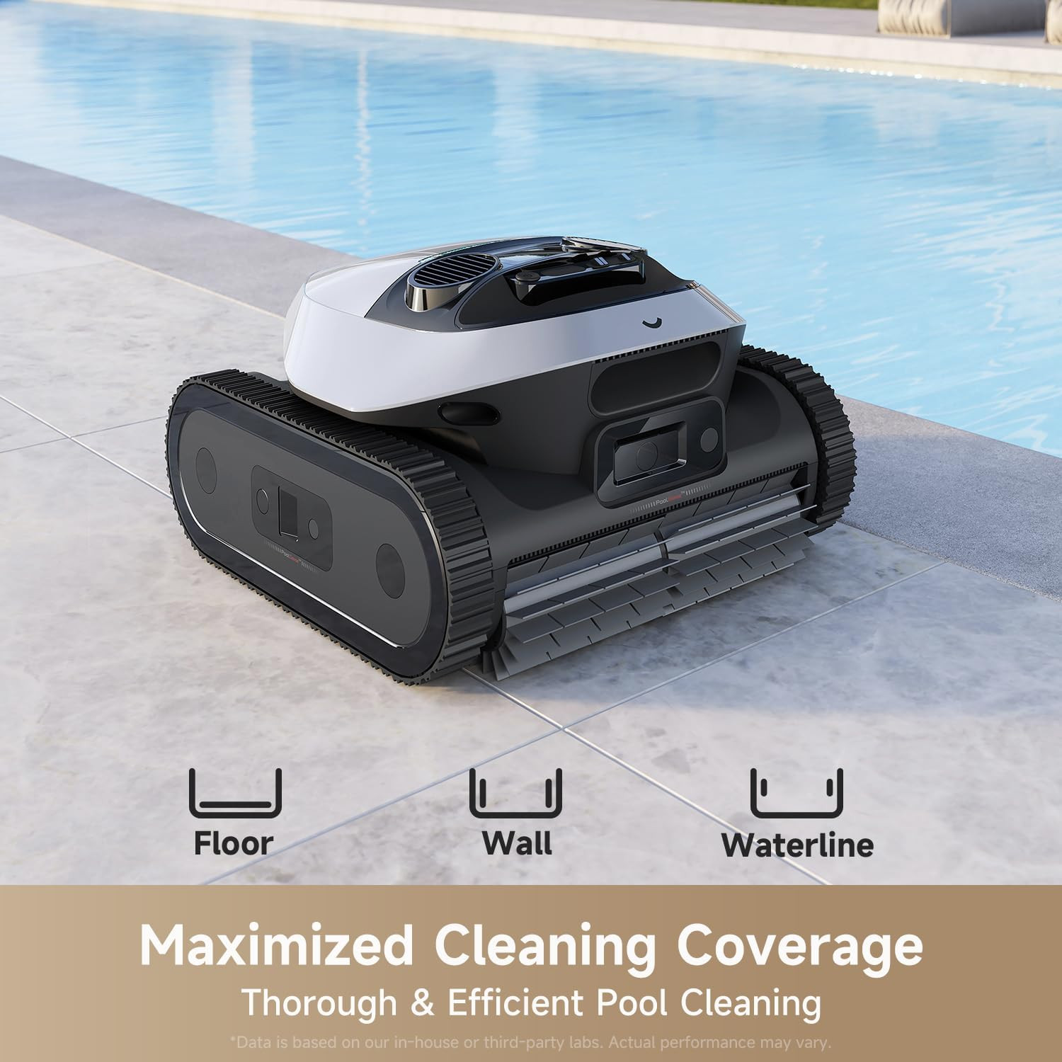 Z1 Pro Cordless Robotic Pool Cleaner with Remote Control & 8000 GPH Suction