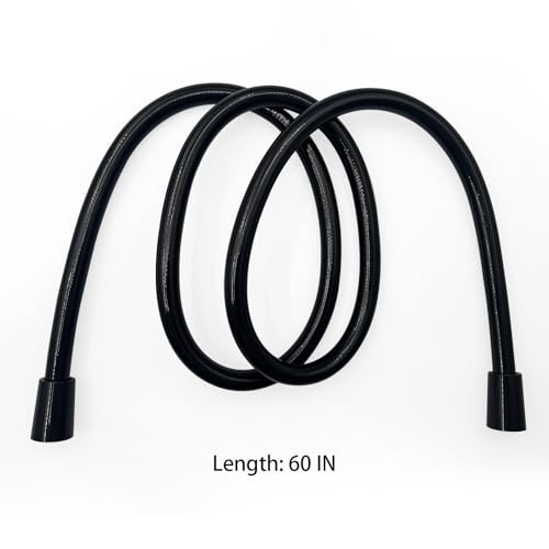 Replacement Shower Hose for RV Camper 6in Flexible & Kink-Free Only hose Black