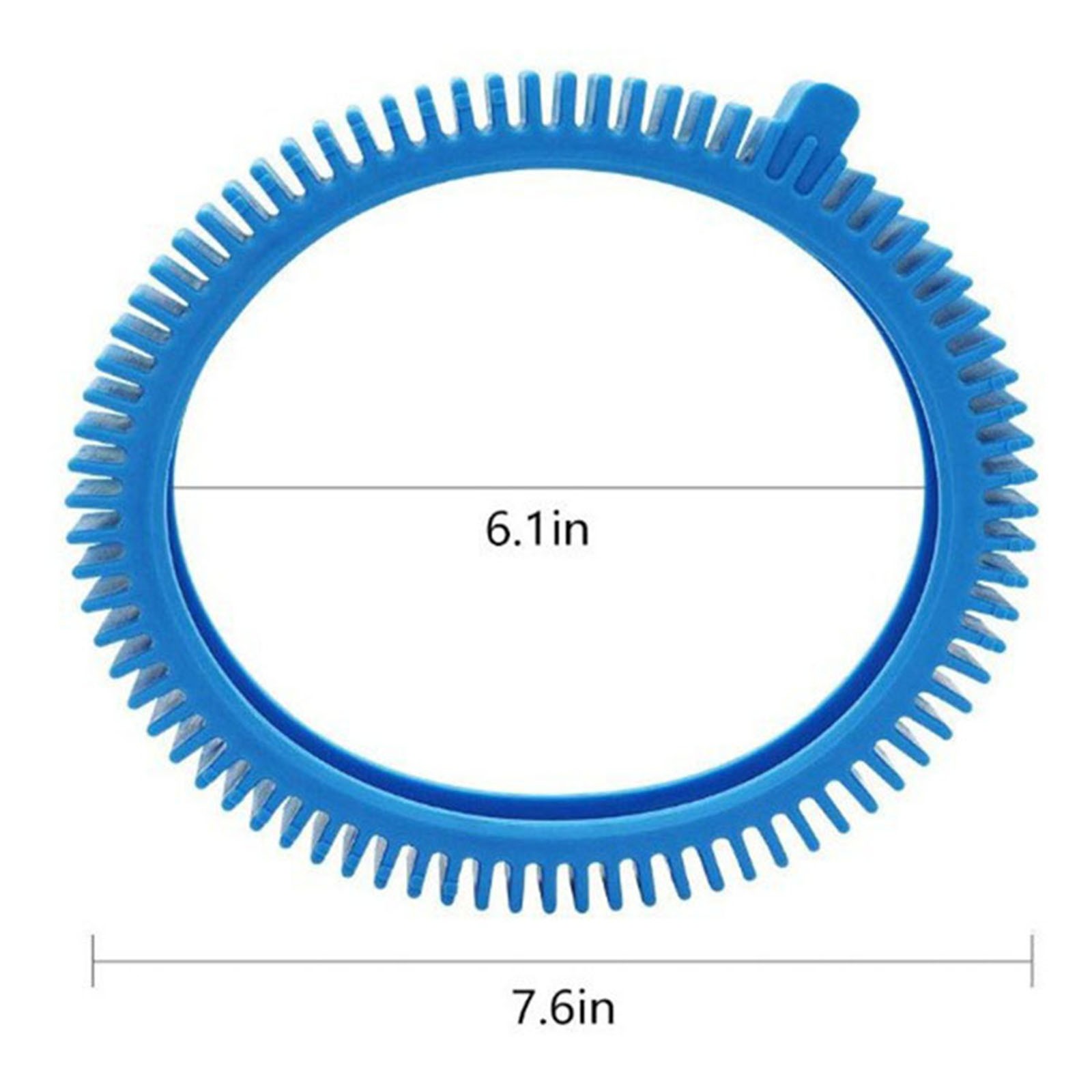 2PCS Rubber 896584000-143 Pool Front Tires For 2X 4X Pressure Wheel Pool Cleaner