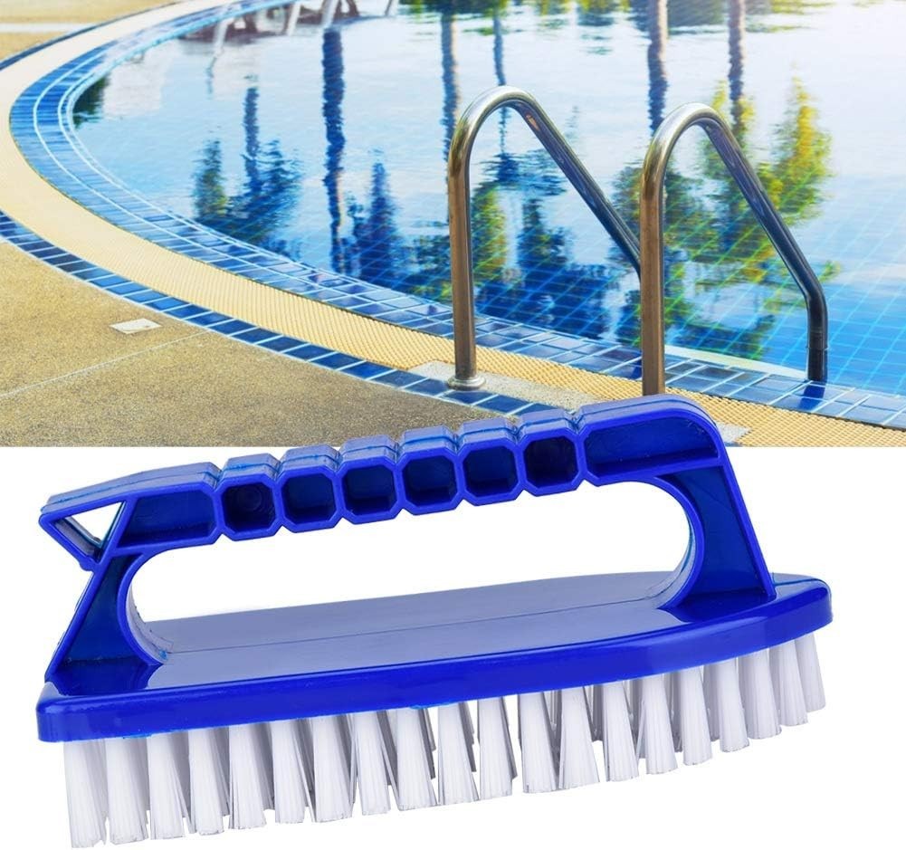 Pool Step Corner Brush Hand Held Door Window Tools, with Fine Best for Swimmi…