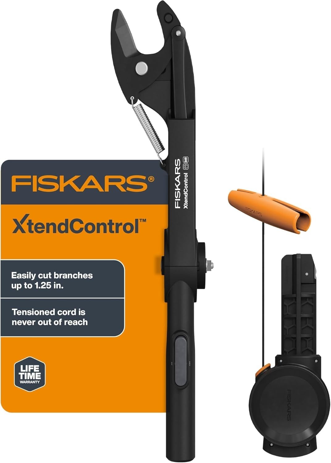 Fiskars XtendControl with Linear Double-Pulley Pruning Head and Cord