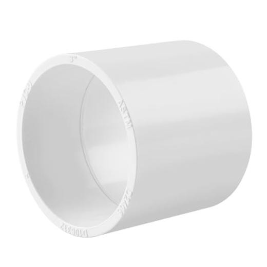Cinsda 3 Inch SCH40 PVC Pipe Coupling Adapter, Heavy Duty UPVC 3 Inch-1 Pack