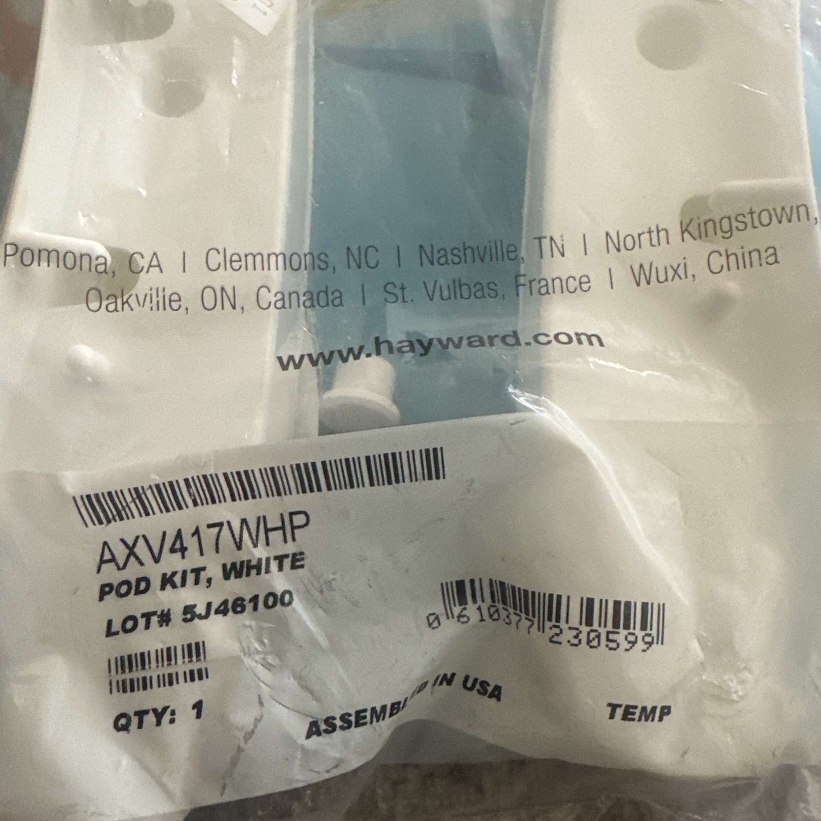 Hayward Pool Vac XL Navigator Pro Cleaner Pod Kit Replacement Part AXV417WHP