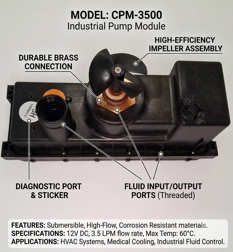 Dolphin Robotic Pool Cleaner Motor Unit: Part Number 99953033-EX Diagnostic 3HR