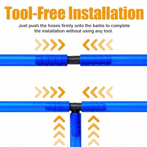 Vacuum Hose Automotive Kit High Performance Silicone Vacuums Hose Kit 6PCS 5FT