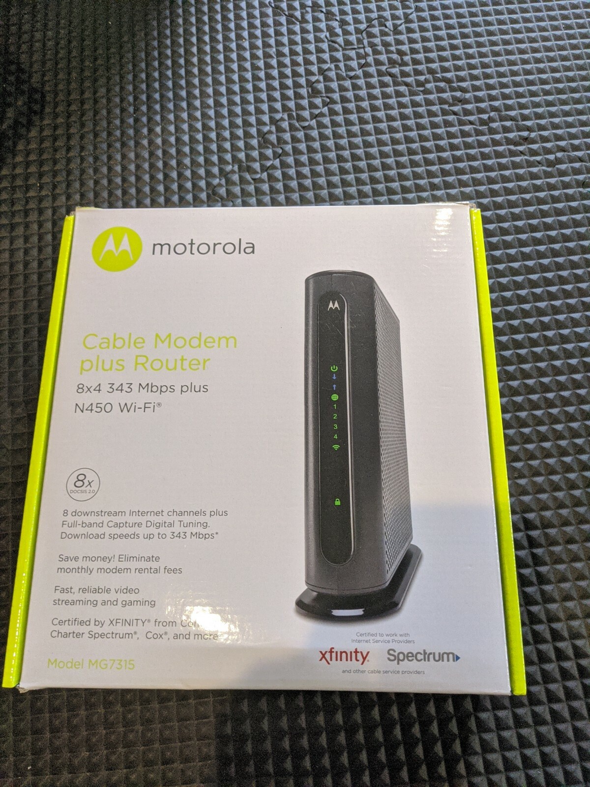 Motorola MG7315-10 343Mbps Modem