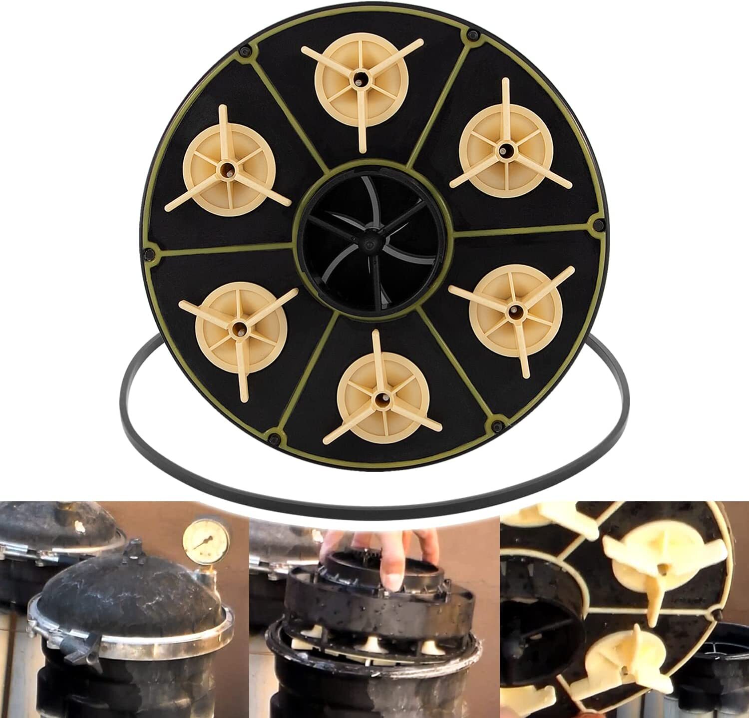 6-Port Module w/ Valve Shell O-Ring for Paramount 004-302-4408-00 Pressure Gauge