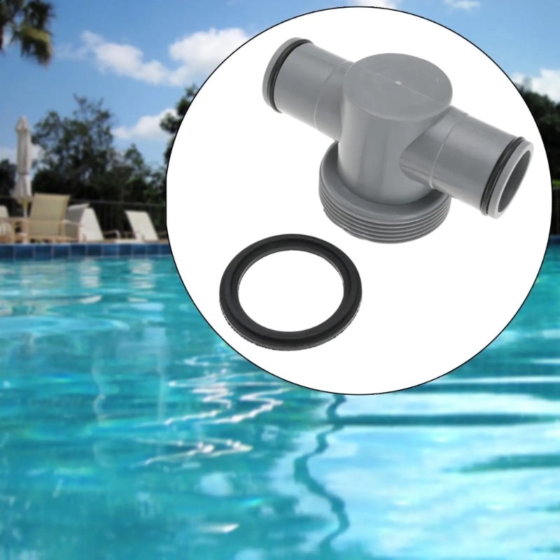 Easy to Use T Joint Pool Hose Connector with Precise Sealing Structure