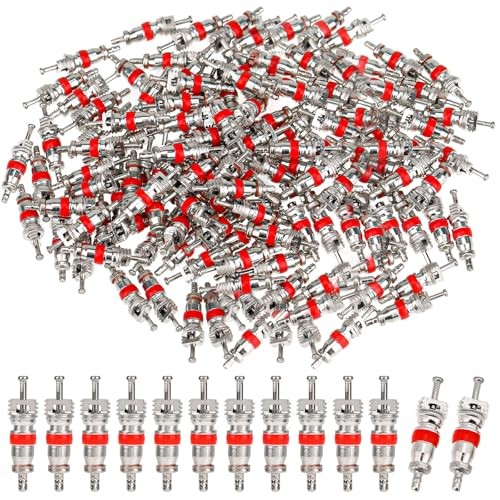200pcs Valve Stem Cores Replacement Kit, Tire Valve Stems Standard Valve Core