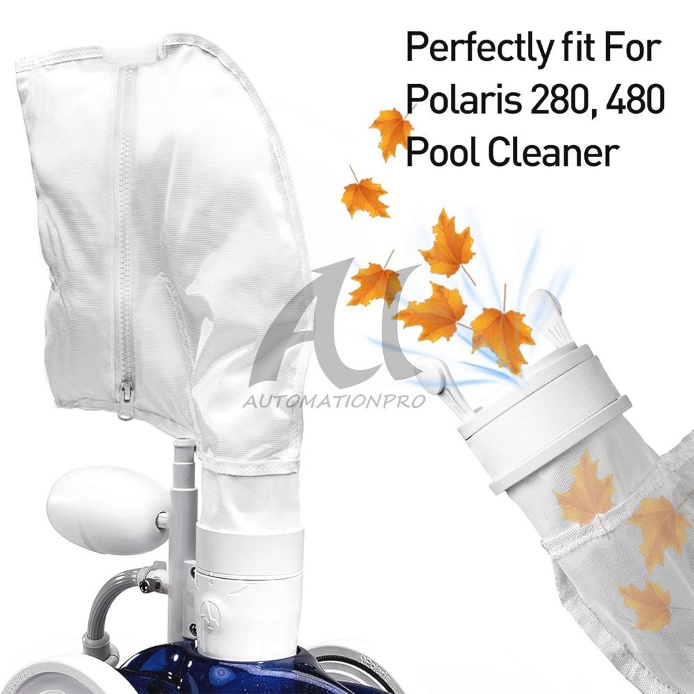 2/4 Pack Pool Cleaner Bags for Polaris 280 & 480 Replacement K13 K16