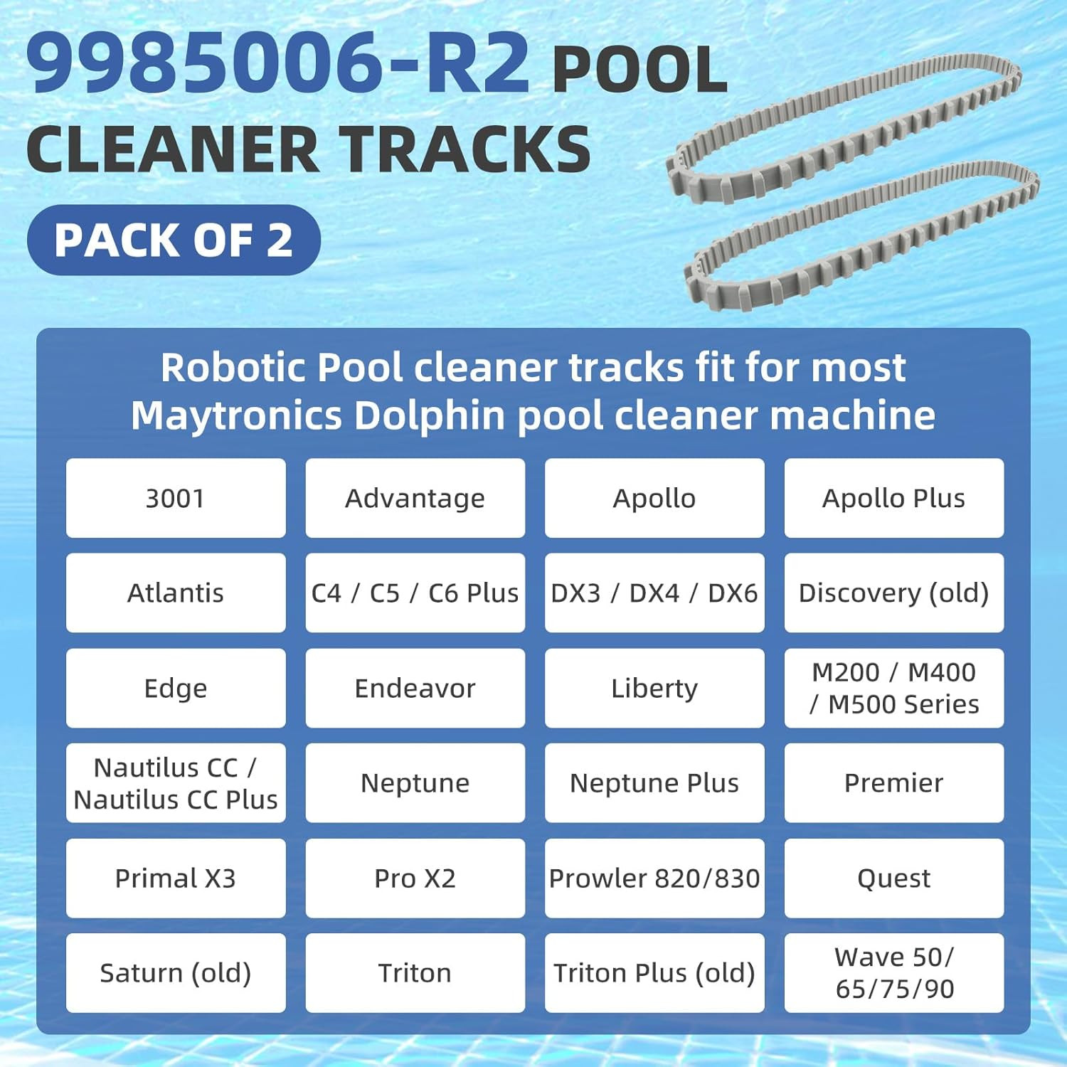 9985006-R2 Pool Cleaner Timing Tracks for Maytronics Dolphin Robotic, Replacemen