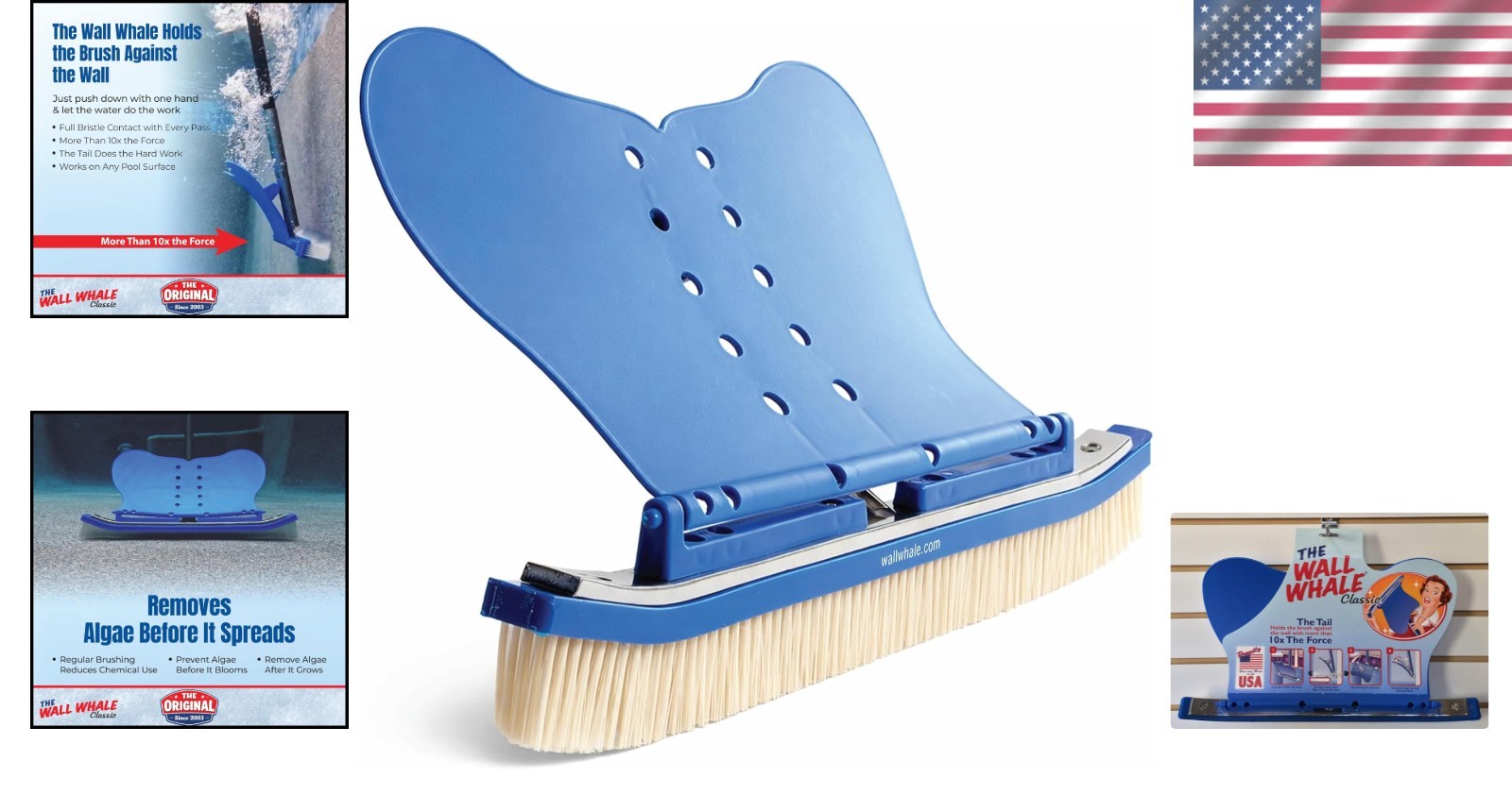 High-Quality Pool Brush Head | Algae Removal | Made in USA