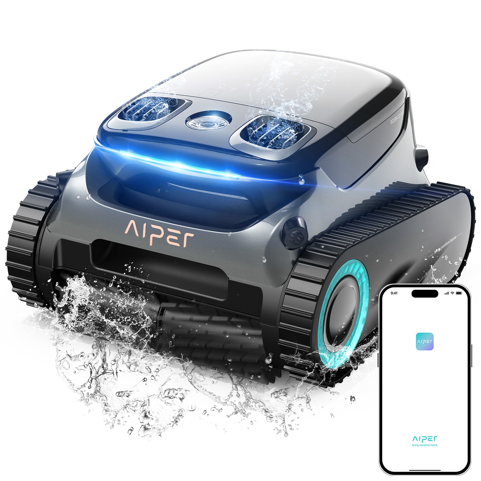 AIPER S1 pro Pool Cleaner Robotic Pool Vacuum for All Types Pools