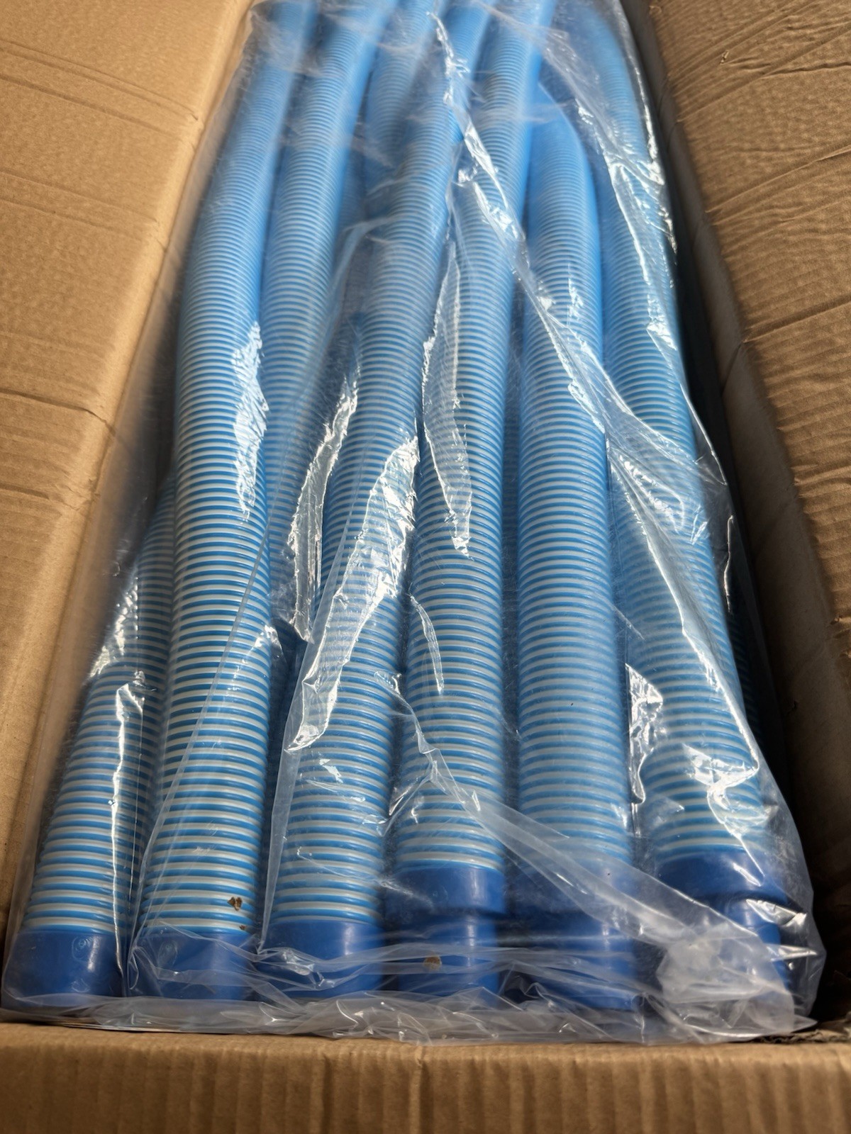Pool Vacuum Hose 40 Feet (12 x 40 Inch), 1.5 Inch Cuffs, Compatible with Most