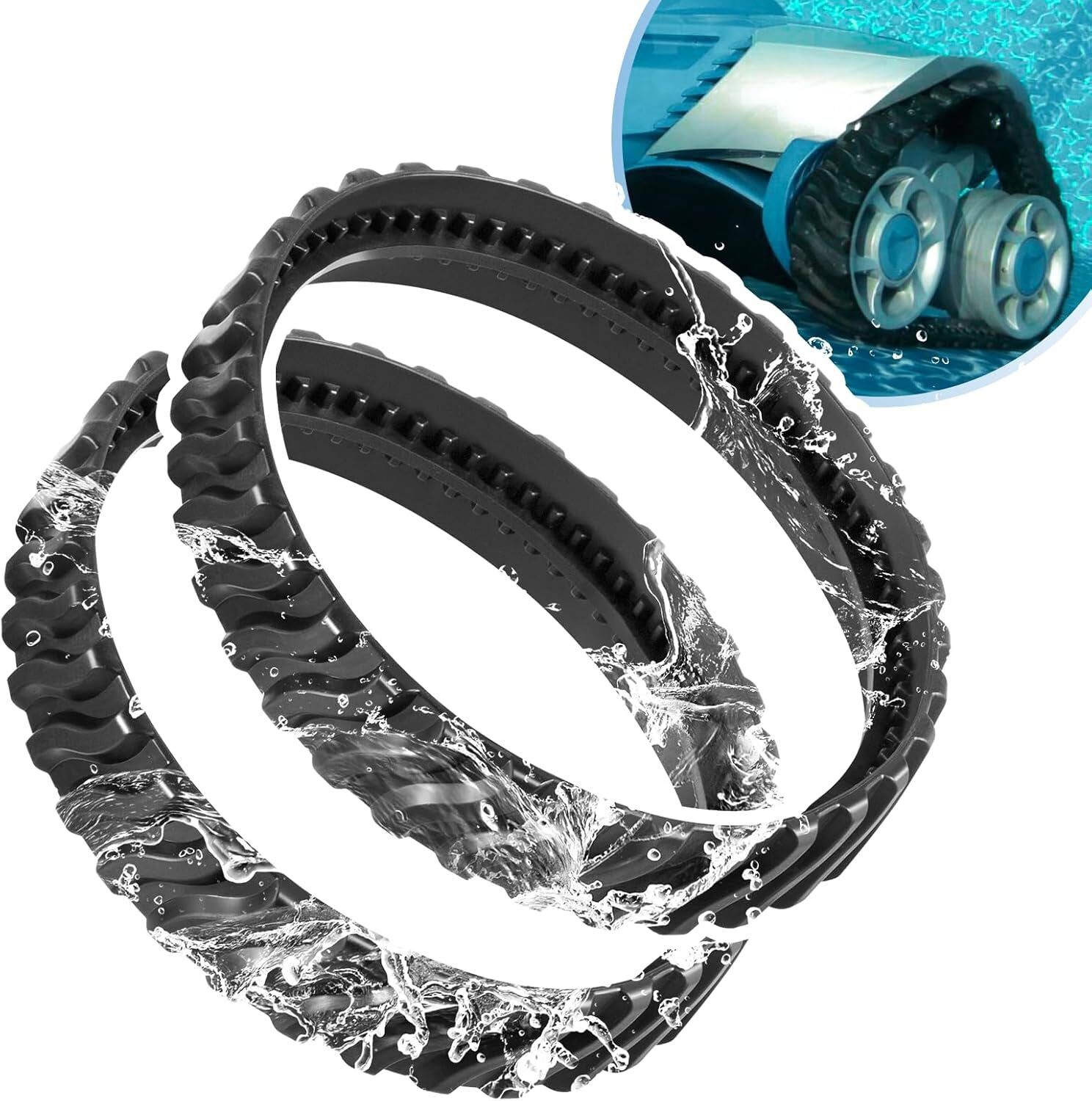 2Pcs R0526100 Tire Track For Zodiac MX8 MX6 MX8 Elite In-Ground Pool Cleaner