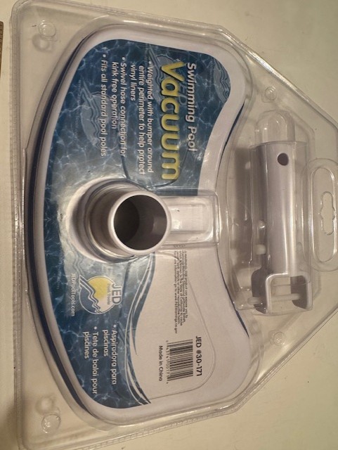 « NEW » JED #30-171 SWIMMING POOL VAC WEIGHTED HEAD/BRUSH WITH BUMPER ALL AROUND