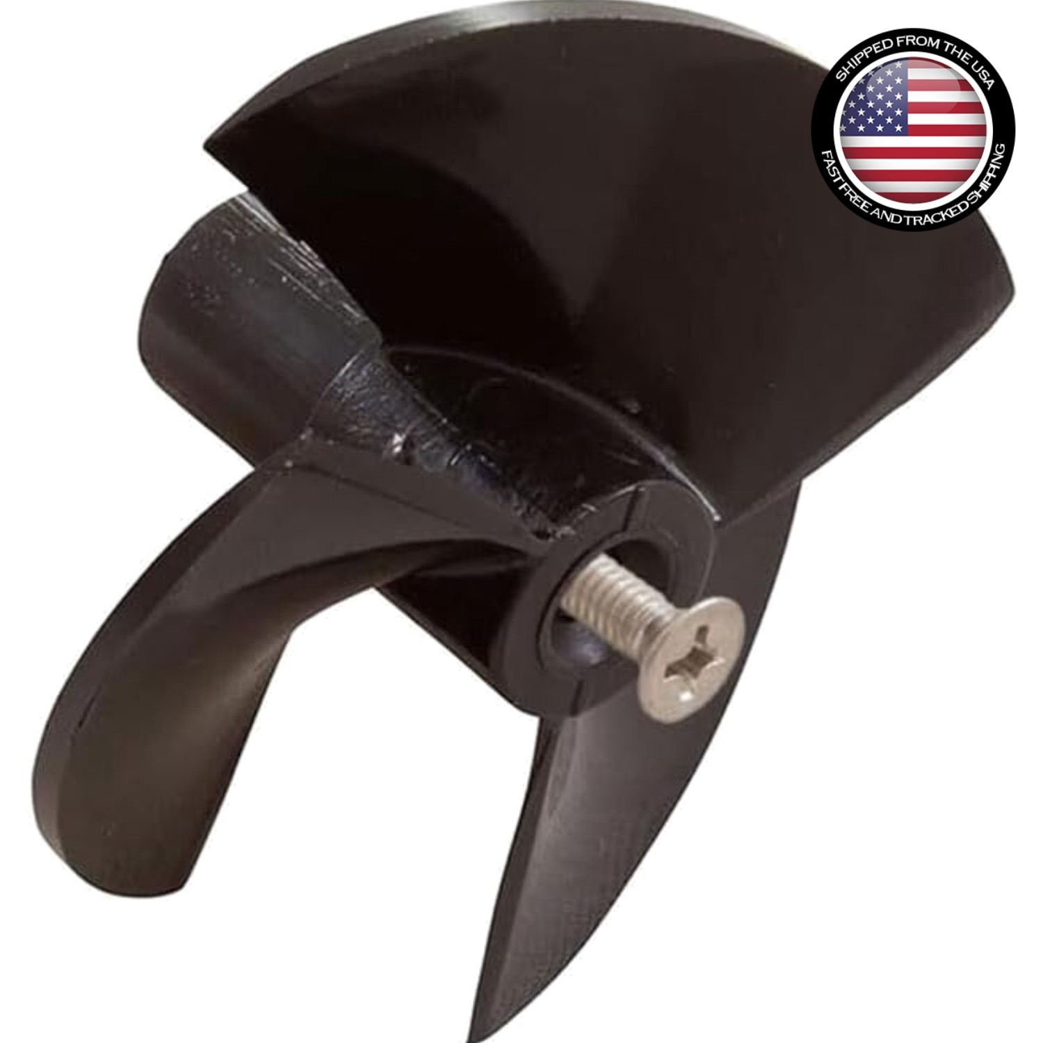 Durable Black Replacement Impeller with Screw for Robotic Cleaners – 9995266-R1