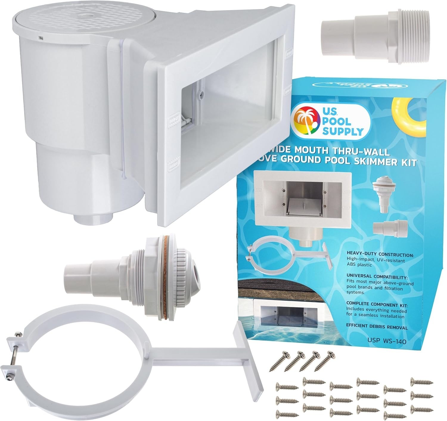 Wide Mouth Pool Skimmer Set – ABS Construction