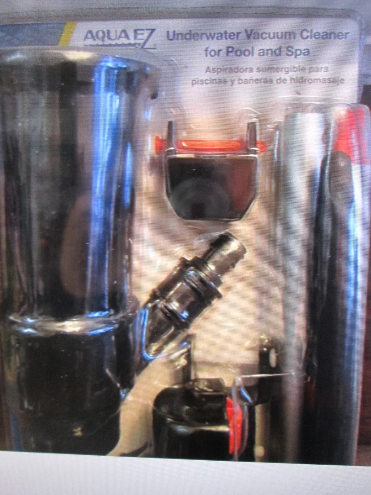 Aqua EZ Underwater Vacuum Cleaner W/Aluminum Pole UV189 Includes Vacuum Handle