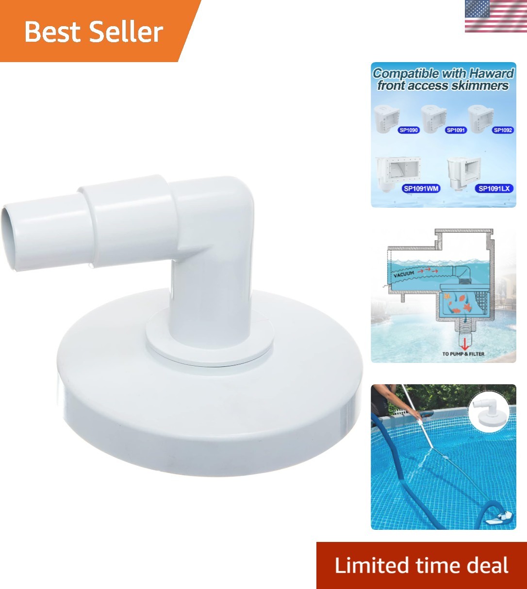 Pool uum Plate Adapter – SP11041 Same Size Compatible with Hayward SP1090, SP…
