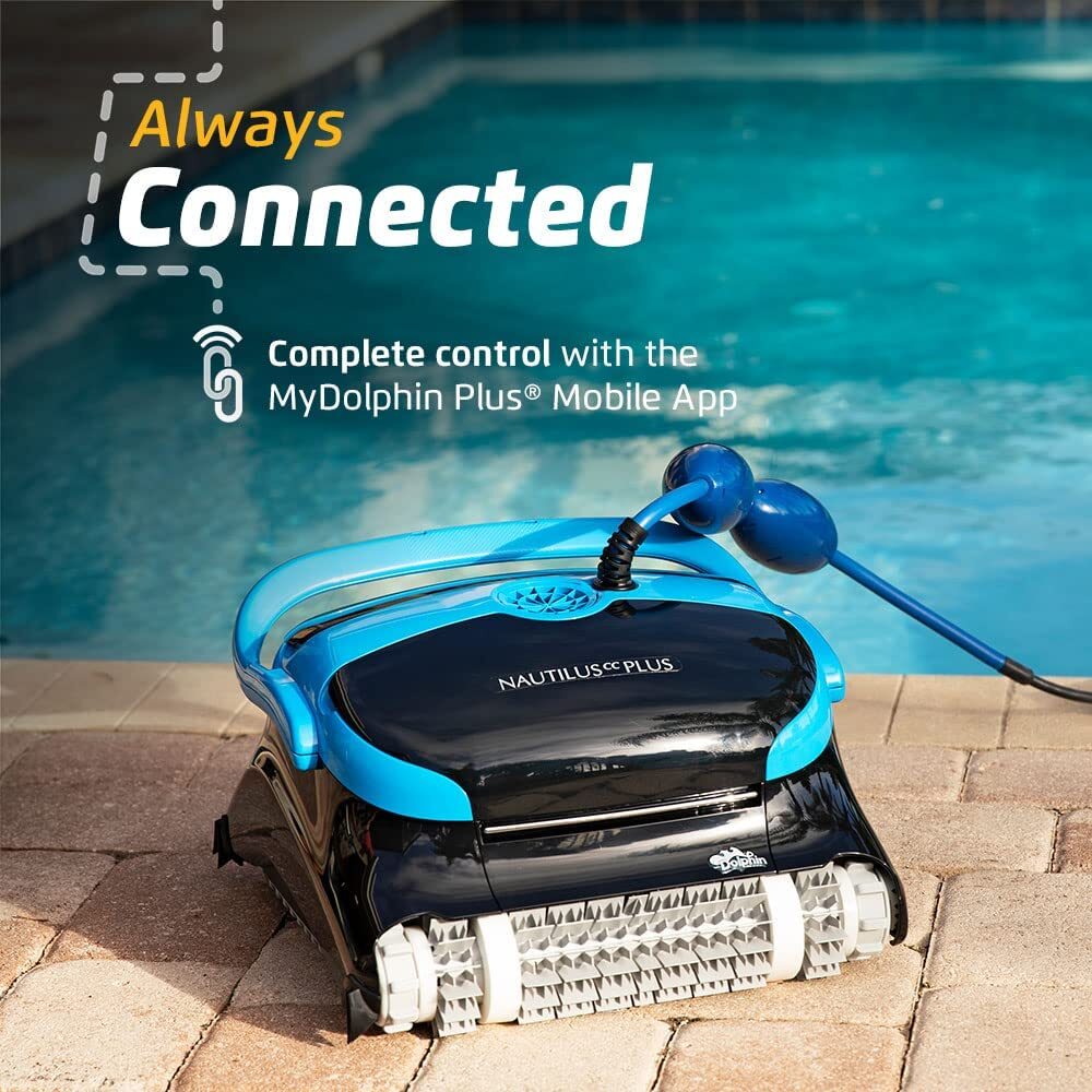 Dolphin Nautilus CC Plus Robotic Pool Cleaner with Wi-Fi and Ultra-Fine Filters