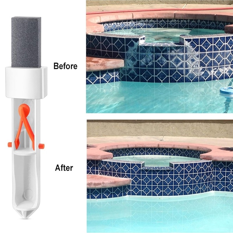 6Pieces Pool Tile Cleaning Pumice Stone Set Scrubbing Stones Pool Cleaning Stone