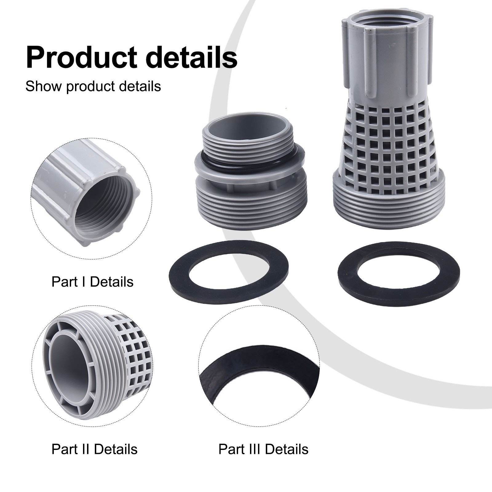 Upgrade Your For Intex Pool System with 4K8001 Long Short Filter Adaptor