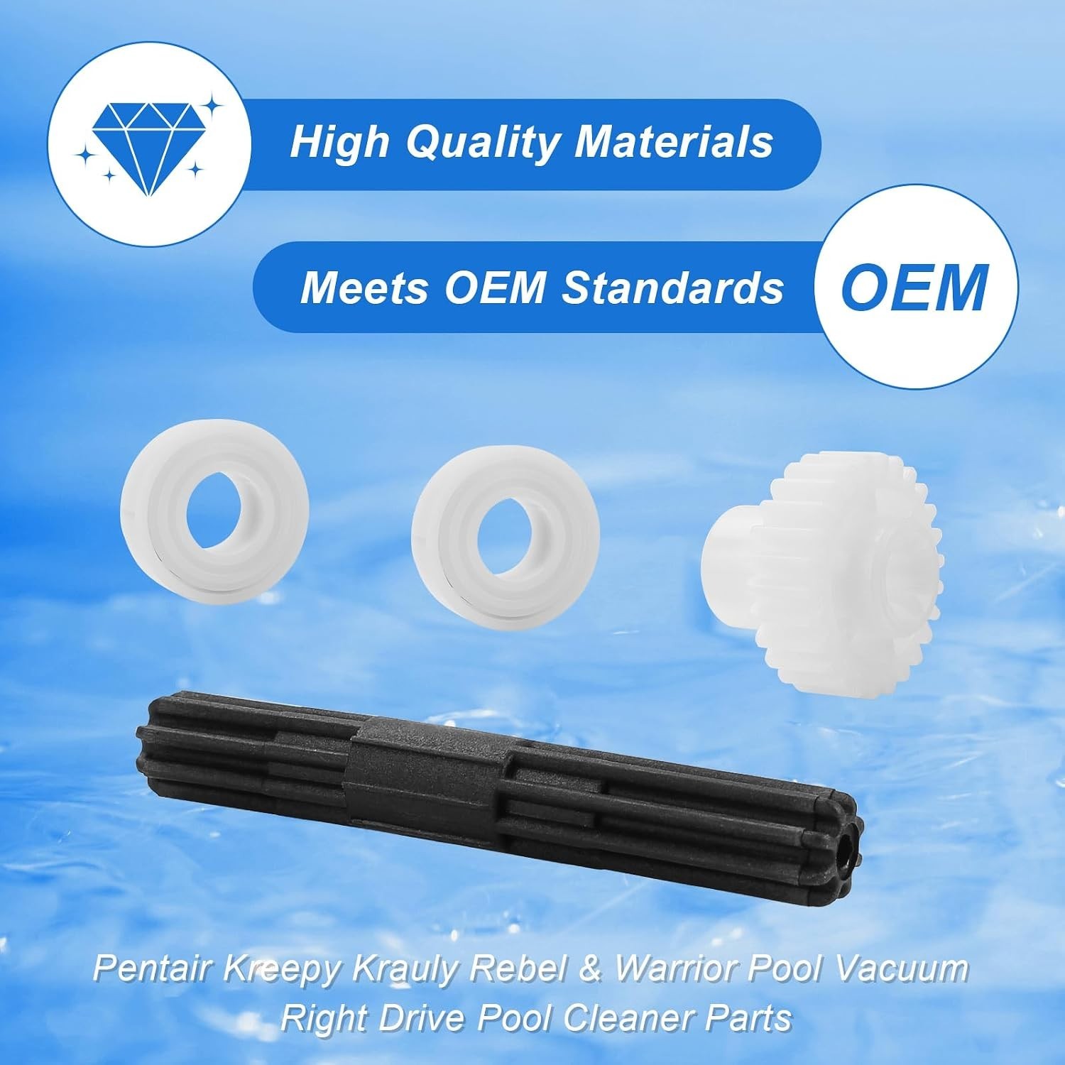 Pool Cleaner Replacement Parts for Pentair 360290 Rebel Right Drive Kit Beari…