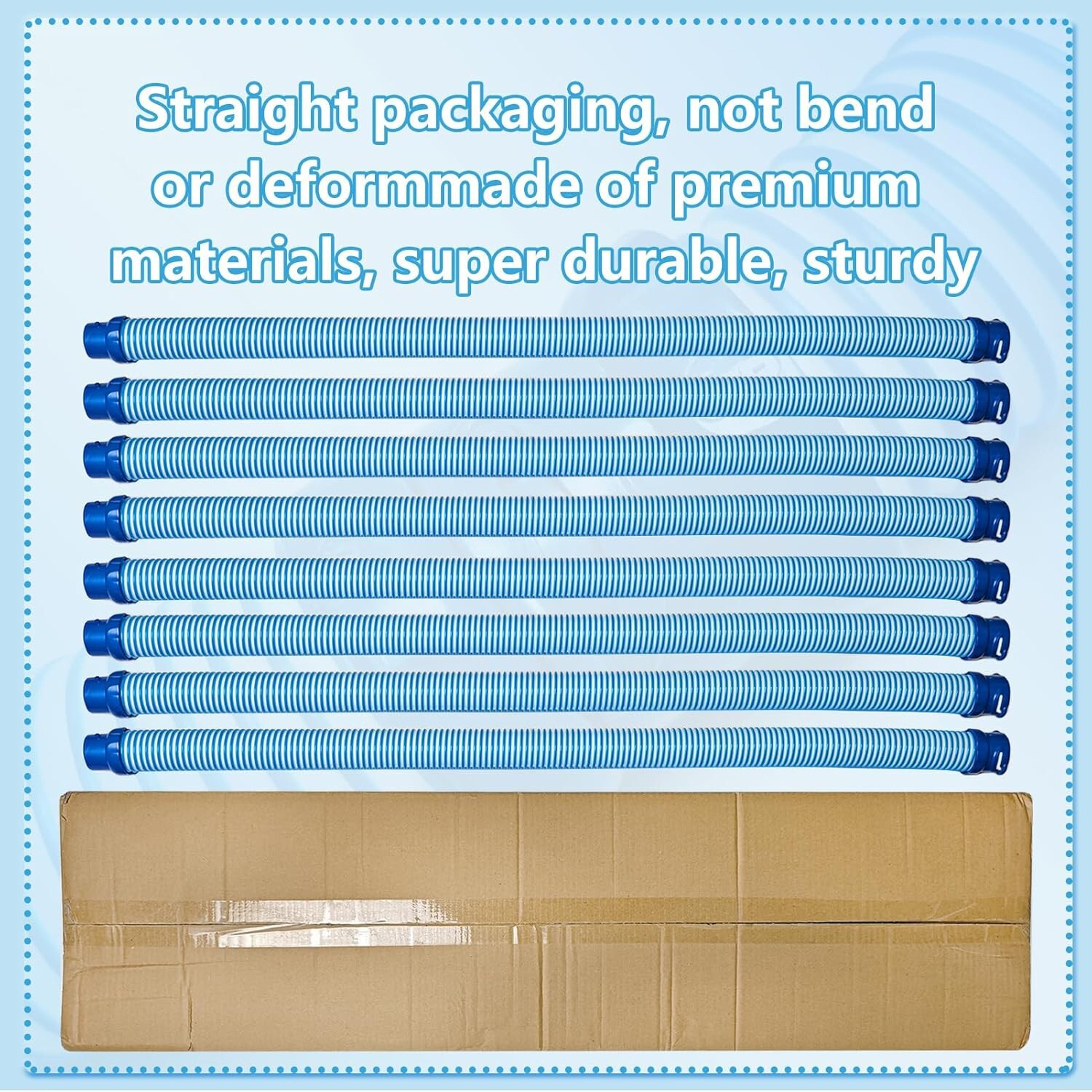 14 Pack 39 Inch Pool Vacuum Hose Twist Lock Hose for Zodiac Baracuda MX6 MX8