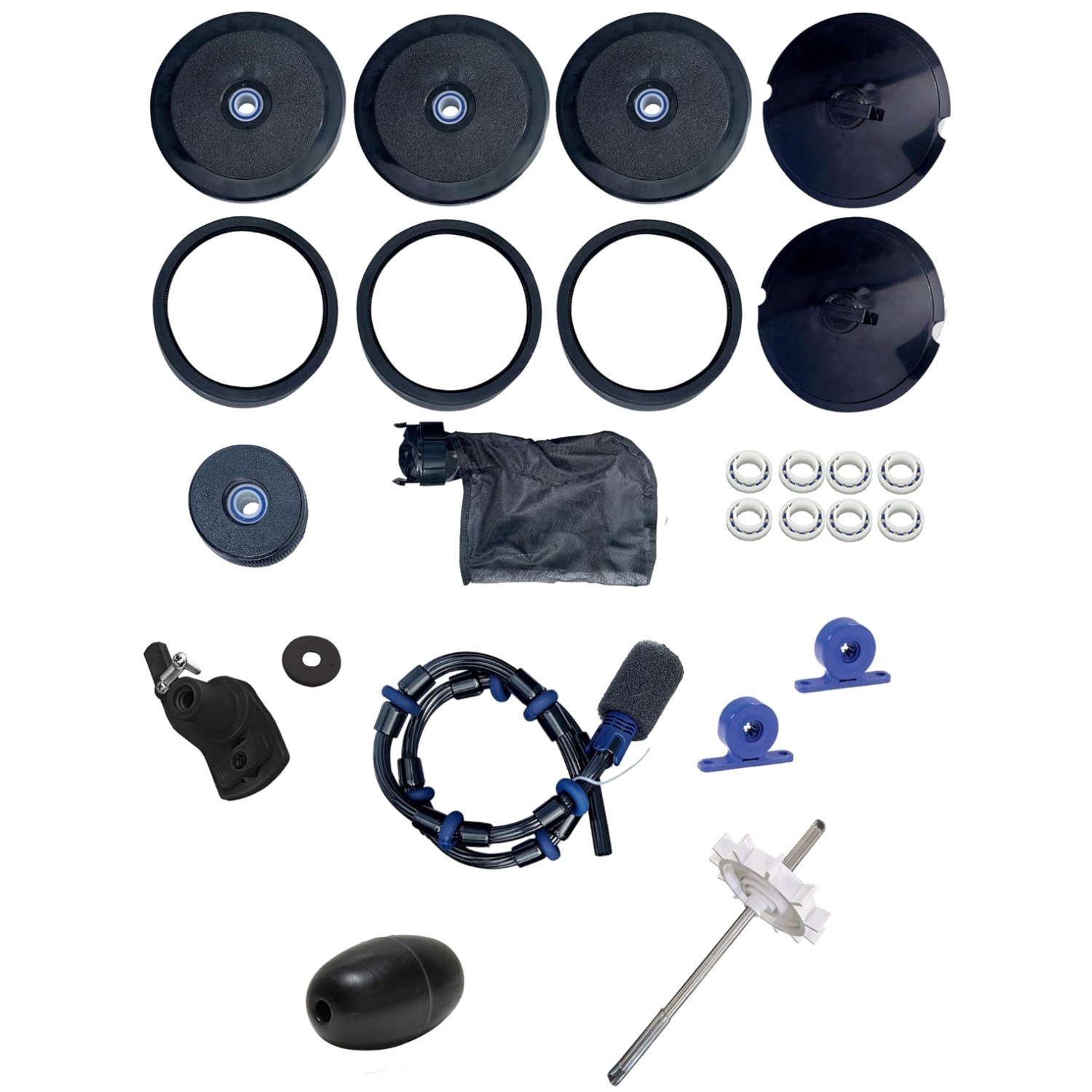 Polaris Pool Cleaner Maintenance Kit – Wheels Bearings Hoses