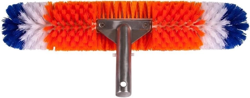 18 Inch 360 Degree Pool Cleaning Brush With Corner Bristles For Easy Cleaning