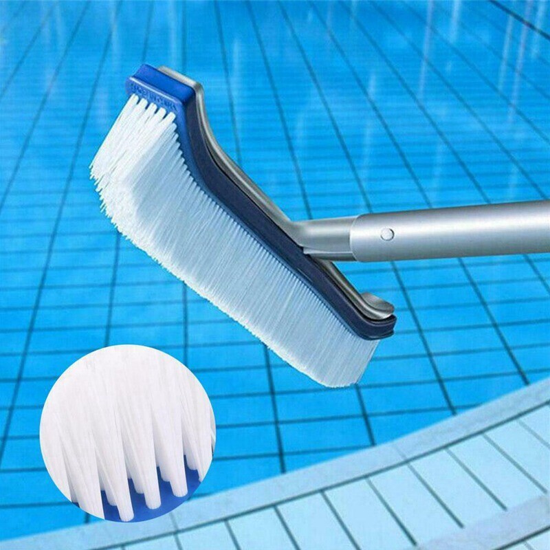 18&Prime; Heavy Duty Swimming Pool Wall Floor Algae Aluminum Back Brush Head Broom