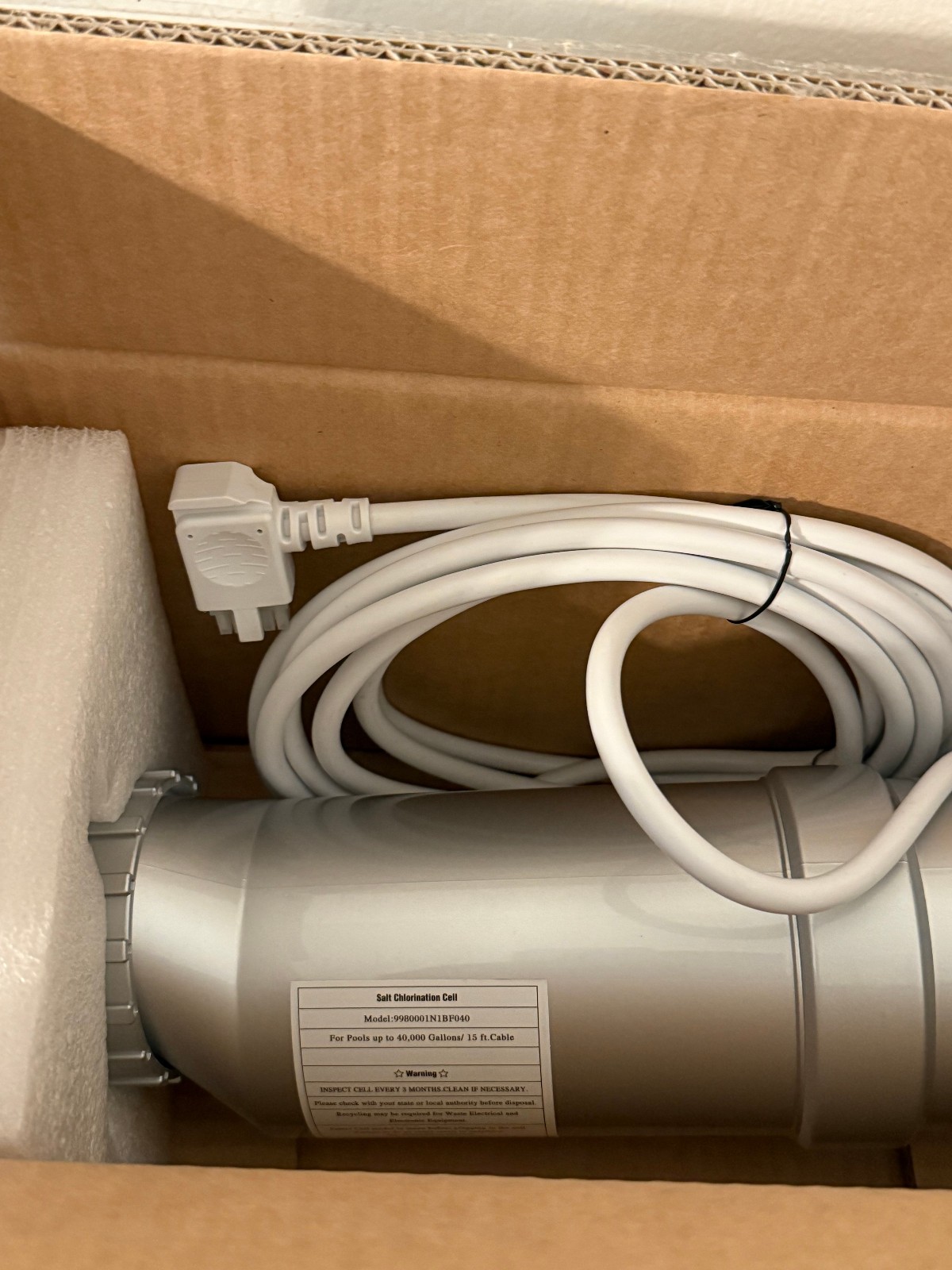 T-15 Salt Cell Replacement for Hayward W3T-CELL-15 3+ Year Titanium 40000 Gal