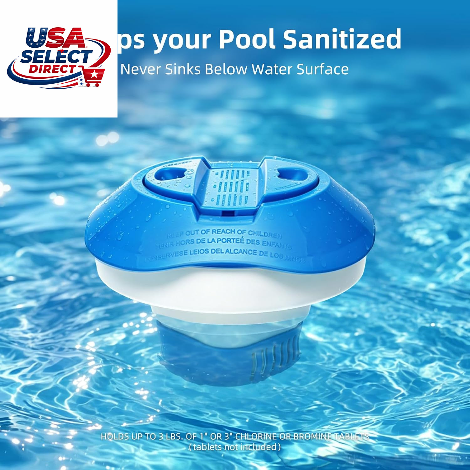 Swimming Pool Cleaning Kit with Aluminum Pole, Skimmer Net, Brush
