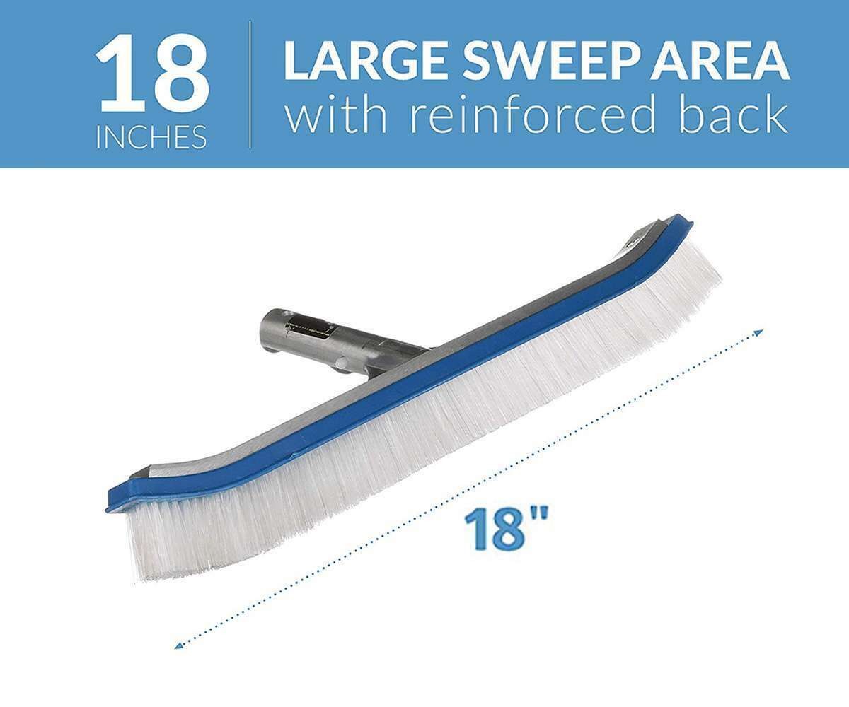 Above Ground Swimming Pool Brush Head Cleaning Accessories Supplies Plastic US