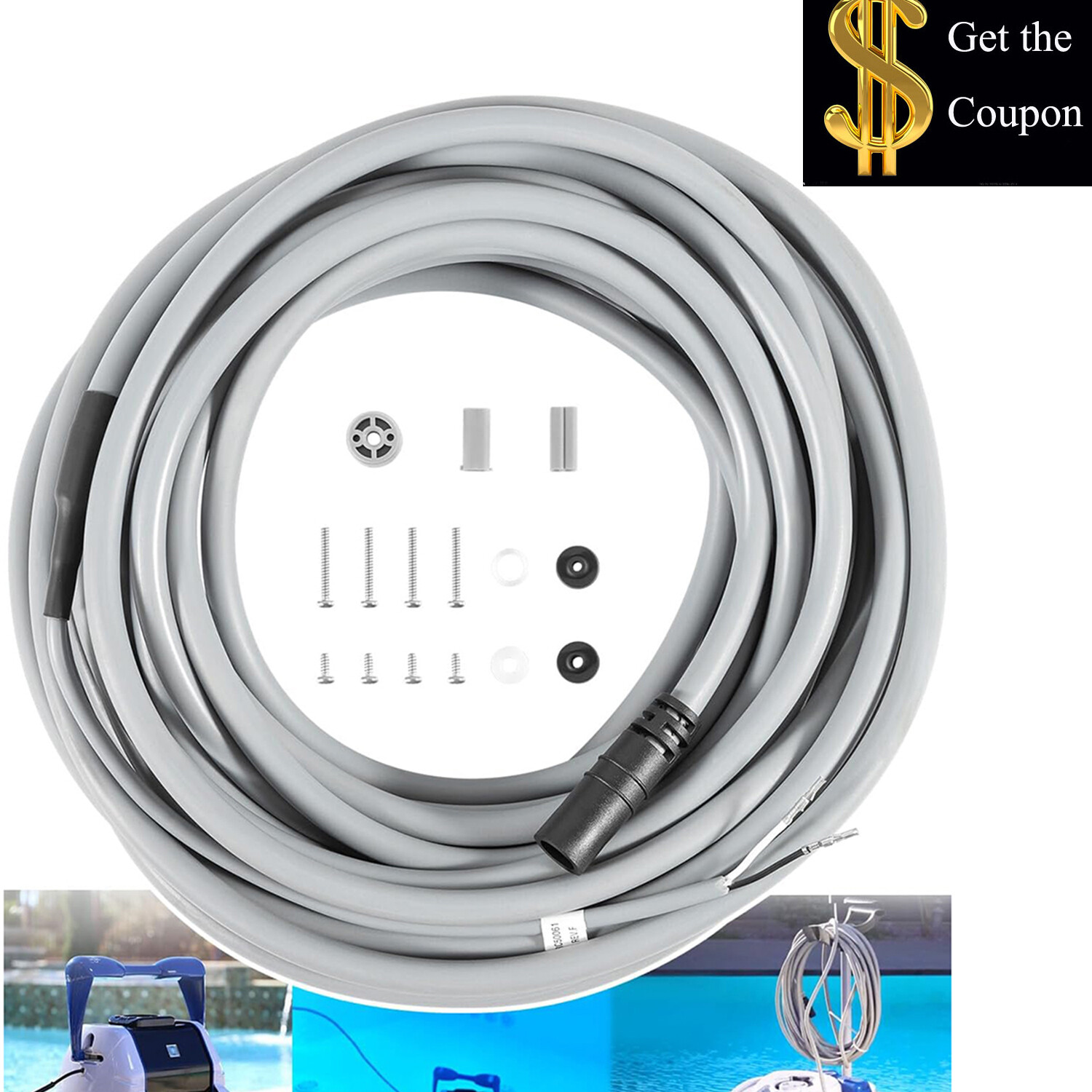 RCX50061 Floating Power Cord Assembly for Hayward for TigerShark Robotic Cleaner