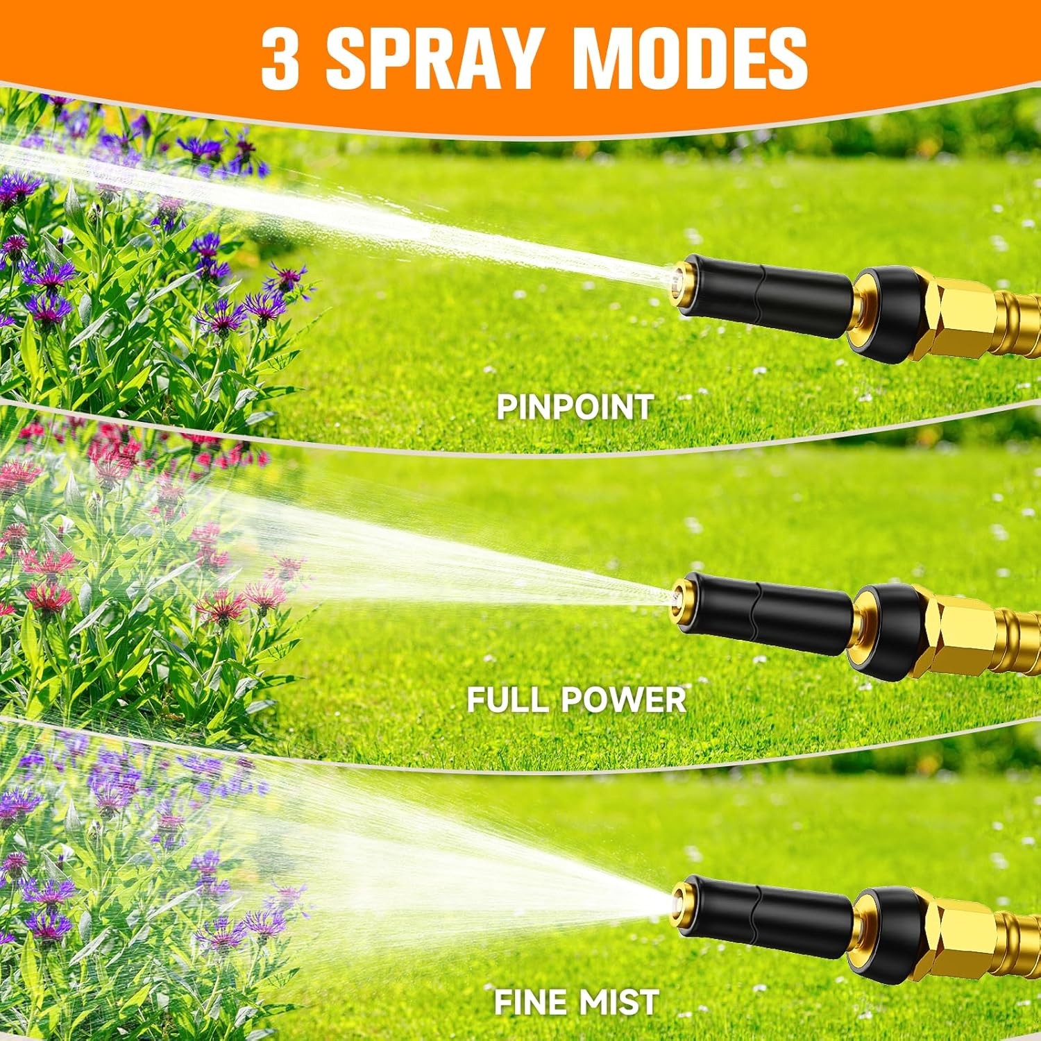 Heavy Duty Stainless Steel Garden Pool Hose No-Kink Flexible Water Pipe Outdoor
