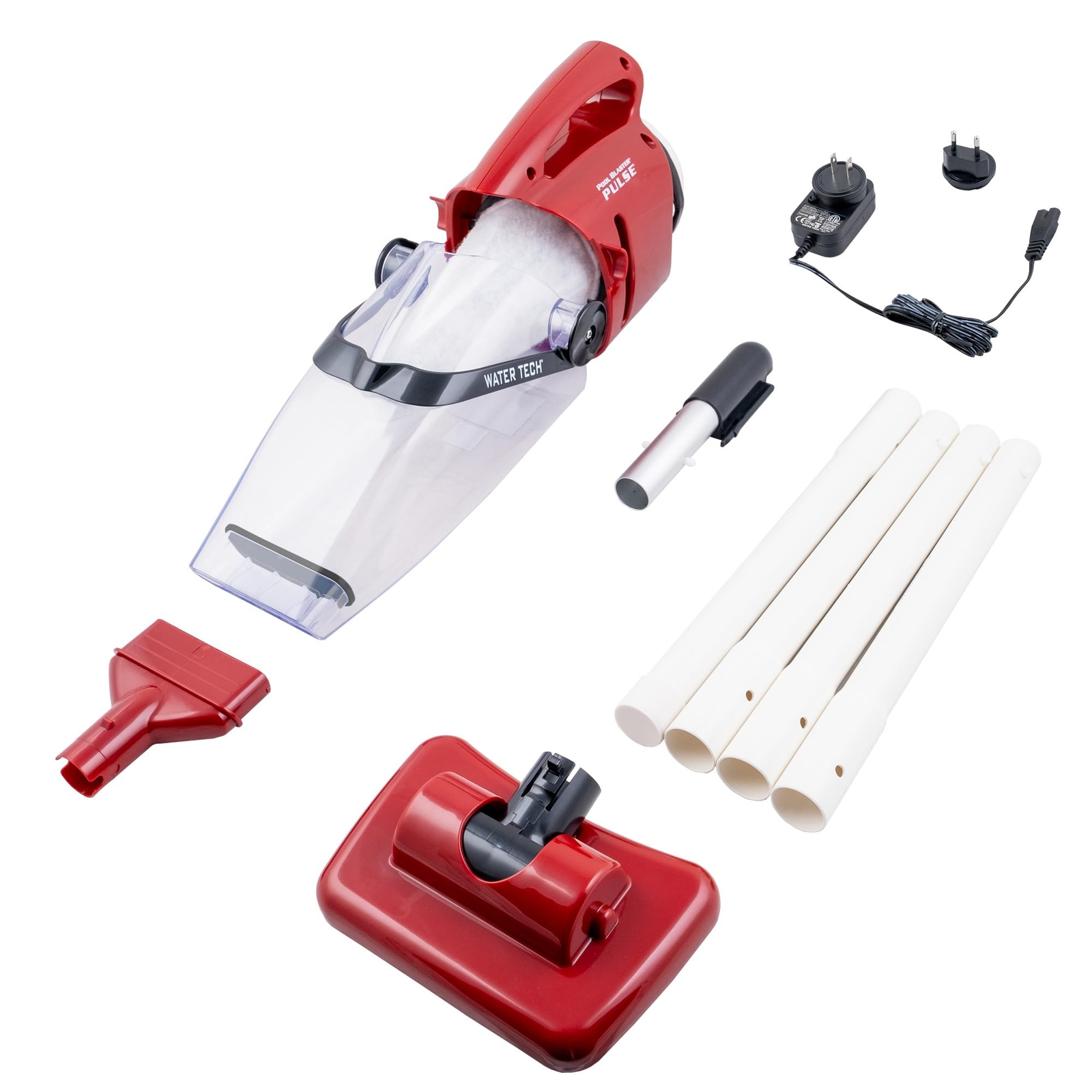 Pulse Cordless Pool Vacuum W/pole Set Large Debris Capacity & Fast Hoseless Clea