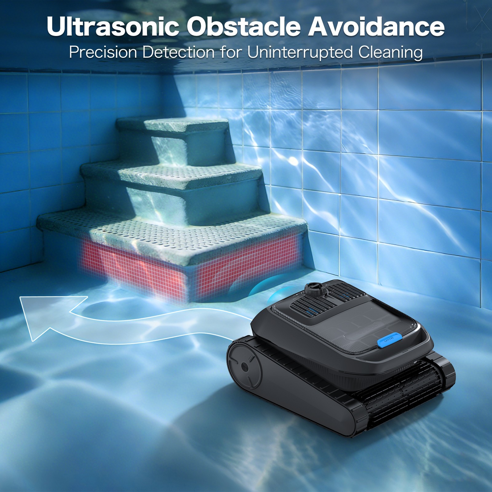 AIRROBO CP400 Cordless Robot Pool Cleaner & Robotic Pool Skimmer Inground APP