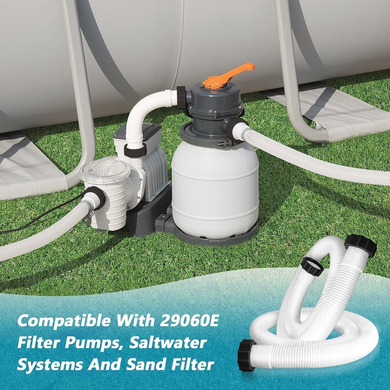 1-1/2 Inch × 59 Accessory Pool Pump 1.5 inches x 59 inches, 1 pack